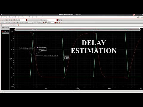Delay Calculation in Cadence Virtuoso.