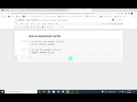 How to Import/Read Data Files in Python || Reading/Importing Text (.txt) file in Python || Part A