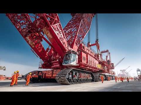 Millimeter-Perfect Lifts Under Extreme Loads. Full Documentary on Mega cranes & heavy construction.