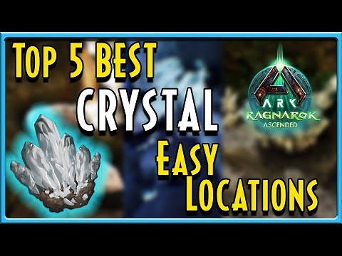 Top 5 BEST Easy Crystal Locations in Ragnarok- Ark Survival Ascended