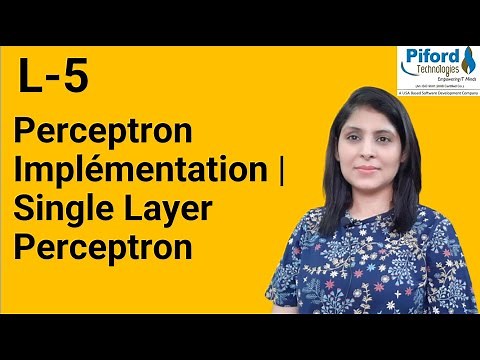 L-5 Perceptron Implementation | Single Layer Perceptron