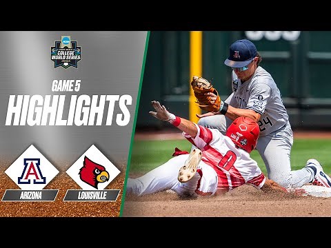 Louisville vs. Arizona: 2025 Men's College World Series | Extended highlights