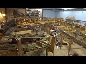 G Scale train layout