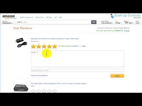 How to Leave a Review on Amazon