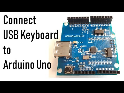 How to connect a USB Keyboard to an Arduino Uno using the USB Host Shield