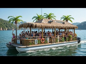 🍹🌴 **The Ultimate Tiki Pontoon Boat Review: Why This Floating Paradise is Your Next Dream Machine!🌴🌴