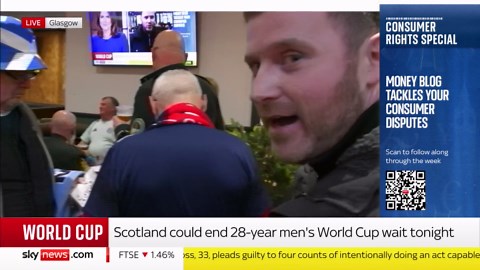 Scottish fans prepare for World Cup qualifier