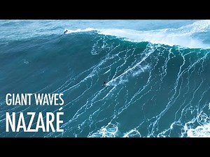The Big Wave Surfers of Nazaré - GIANT WAVES! (November 24 2022/ 4K drone footage)