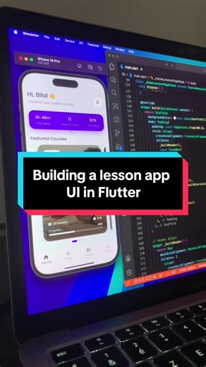 Building a Lesson App UI in Flutter for Beginners