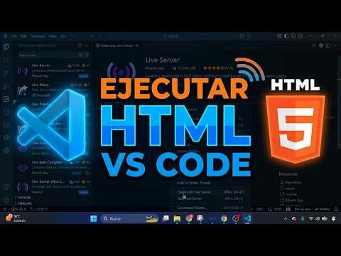 Cómo ejecutar HTML en Visual Studio Code paso a paso