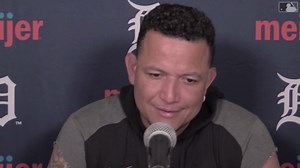 Cabrera discute su HR #500