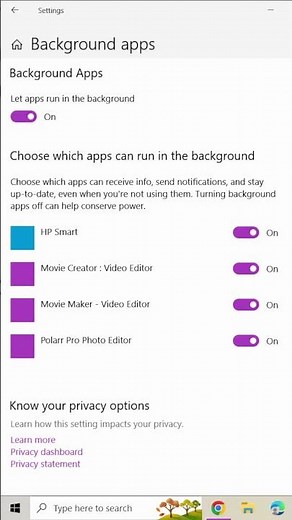 How to stop 🛑 apps from running in the background in #windows