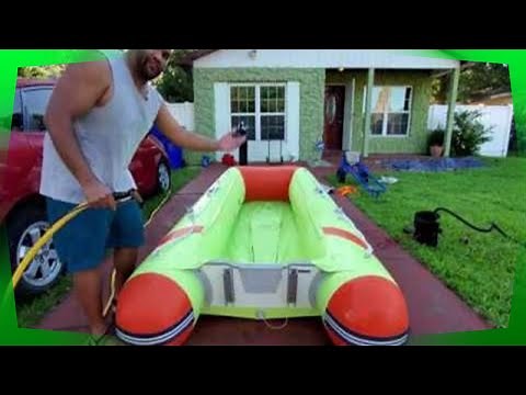 How I clean my inflatable boat and outboard after salt water use