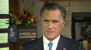 Mitt Romney full CNN interview (part 1)