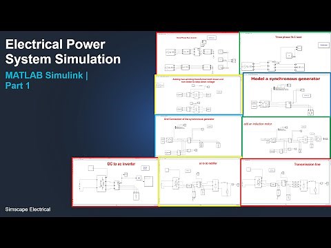 Electrical Power System simulation in MATLAB Simulink | Part 1