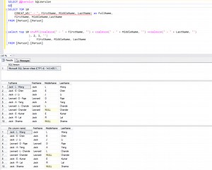 Top SQL string functions in SQL Server 2017