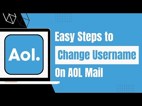 How to Change Username In AOL Mail - Change AOL Display Name Instantly