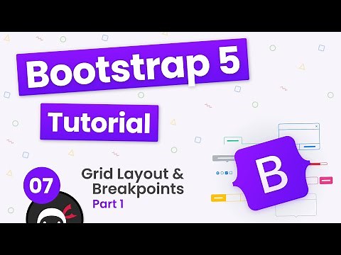 Bootstrap 5 Crash Course Tutorial #7 - Grid Layout (part 1)