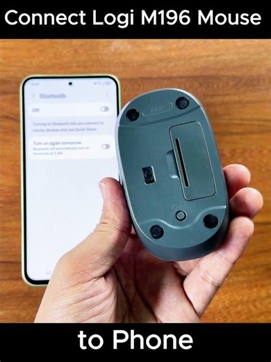 Connect Logi M196 Mouse to Phone