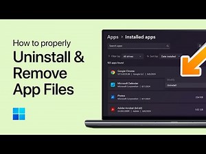 How To Properly Uninstall & Remove Program Files on Windows PC