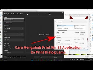 Cara Mengubah Print Win32 Application ke Print Dialog Lama - Windows 11