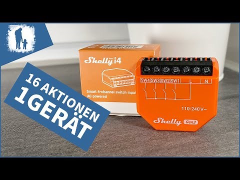 Shelly i4 Gen3: Smart Controller with 4 Inputs – Installation, Configuration & Home Assistant