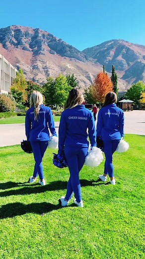Uniform check✔️💙🤍 #uniform #uniformcheck #byu #byucougars #fyp #foryoupage #foryou #cheer #cheerleaders #cheerleader #gameday