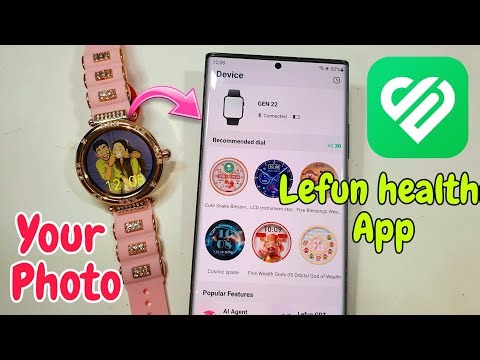 lefun health app connect to phone | lefun app | lefun health app me apni photo kaise lagaya | lefun