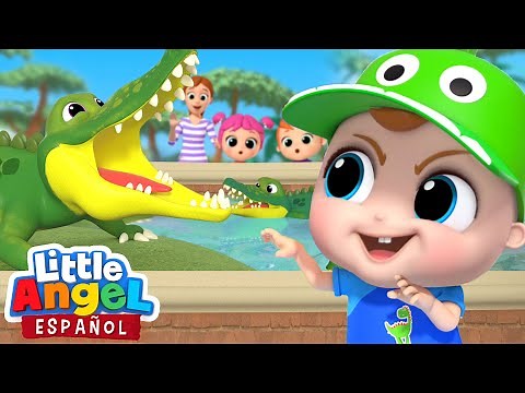 ¡Los Animales del Zoológico! 🦁🐘🦒 | Canciones Infantiles de Bebé Juan | Little Angel Español