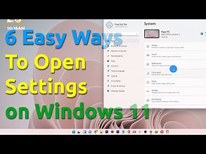 6 Easy Ways To Access Settings in Windows 11