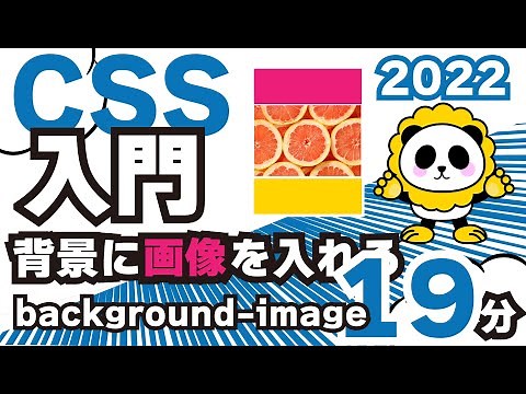 CSS入門2022背景に画像を入れる方法とオプションの使い方background image19分しっかり解説