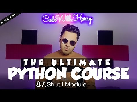 Shutil Module in Python | Python Tutorial - Day #87