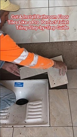 Cut & Install Bathroom Floor Tiles Like a Pro Perfect Toilet Tiling Step-by-Step Guide
