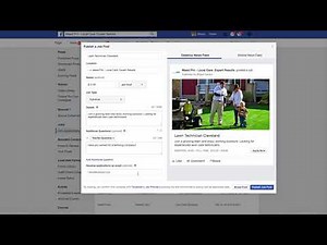 How to create a job listing on Facebook