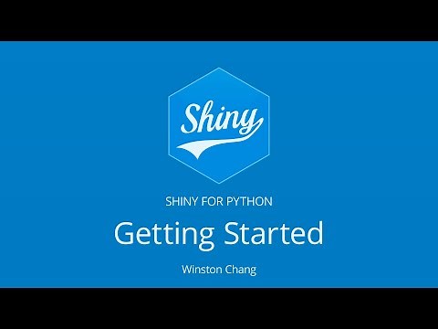 Getting Started with Shiny for Python - in the browser! || Winston Chang || Posit