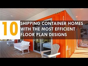 10 Shipping Container Homes Most Efficient Floor Plan Designs