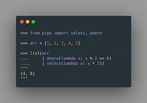 Write Clean Python Code Using Pipes