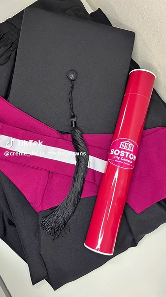 Boston City Campus BCom Law Graduation Regalia Set