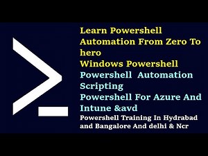 Learn Powershell From Zero To Hero | Windows Powershell Training