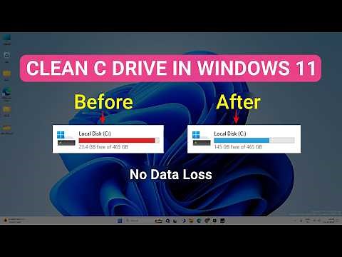 How to Clean C Drive in Windows 11 to Free Up Space | Make PC Run Faster