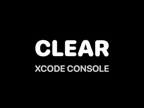 How to Clear Xcode Console in One Click | Developer Productivity