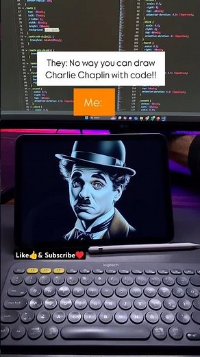 Charlie Chaplin with html and css| javascript full course| code with harry| #html #css #coding