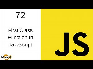 First Class Function in Javascript