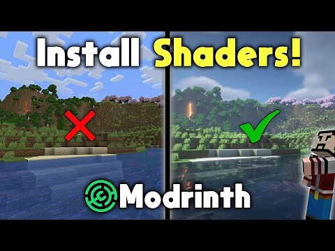 How to Install Shaders in Minecraft with Modrinth | Easy Guide (2026) (1.21.4)
