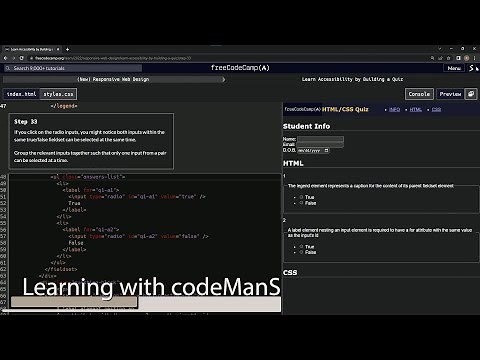 learn2code | freeCodeCamp (New) Responsive Web Design - Building a Quiz: Step 33