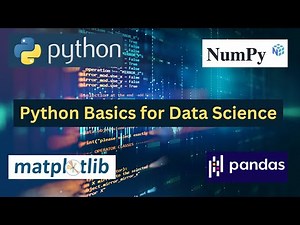 Learn Python, NumPy, Pandas & Matplotlib for Machine Learning | Anaconda Spyder Tutorial