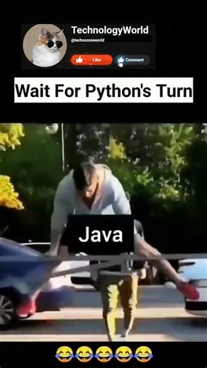 wait for Python's turn🤣🤣#funny #mems #shortsfeed #coding #python #viral#2026#engineer#india#music