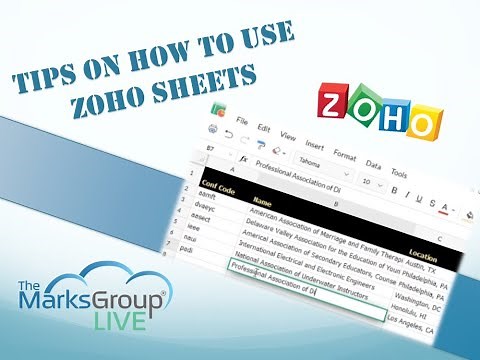Zoho Sheet: Tips On How To Use