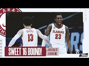 Maryland vs. Alabama - Second Round NCAA tournament extended highlights