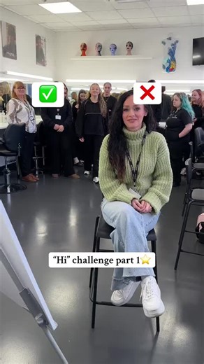 A fun challenge guessing the voices of the trainees! • • #challenge #fun #hairandmakeupacademy #finalchecks
